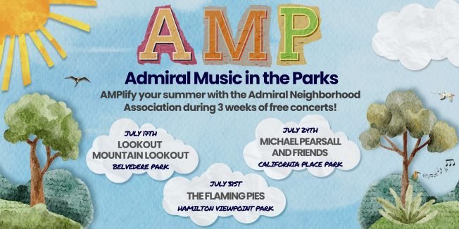 West Seattle Blog… | COUNTDOWN: One week until this summer’s first Admiral Music in the Parks concert!