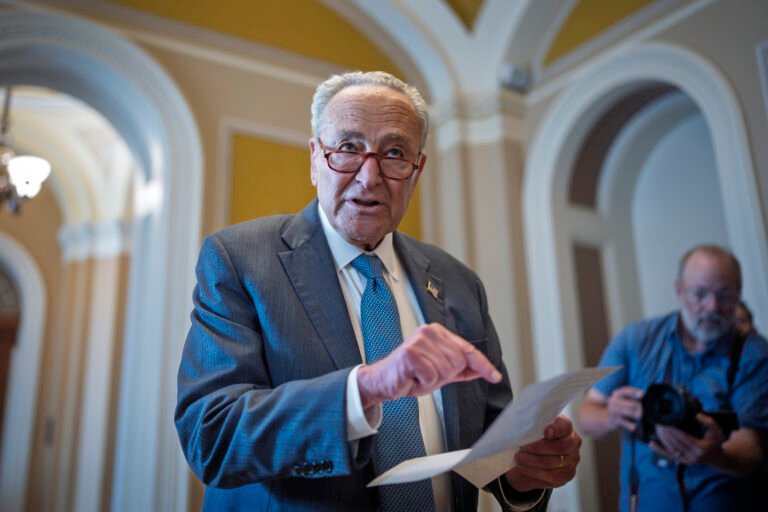 How Schumer is preparing for the fall funding showdown