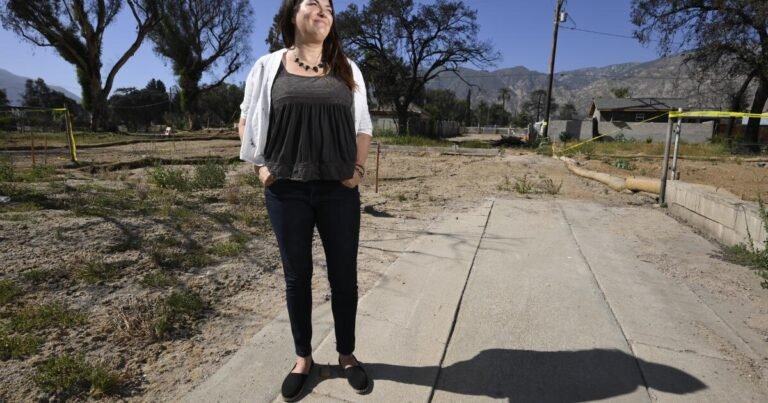 ‘I’m not going anywhere’: For one Altadena fire survivor, the math makes sense to rebuild