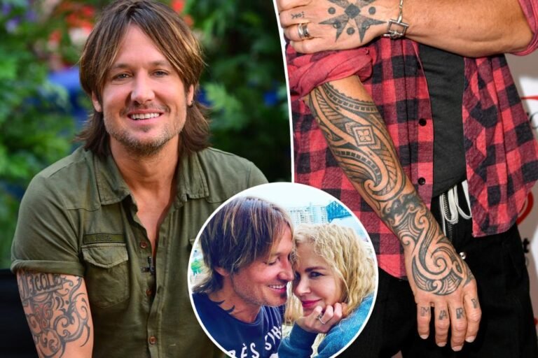 See Keith Urban’s 4 tattoos dedicated to Nicole Kidman