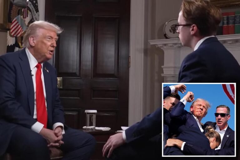 Trump says part of his ‘big plans’ for 2026 is to ‘survive’