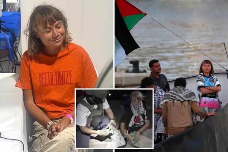 Greta Thunberg to be deported from Israel after being detained from Gaza-bound flotilla