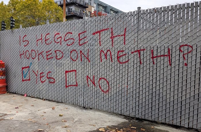 Slog AM: Arizona’s Suing Mike Johnson, Harrell’s Fighting Hunger Kind of, and Portland’s Senator Is Still Holding the Floor