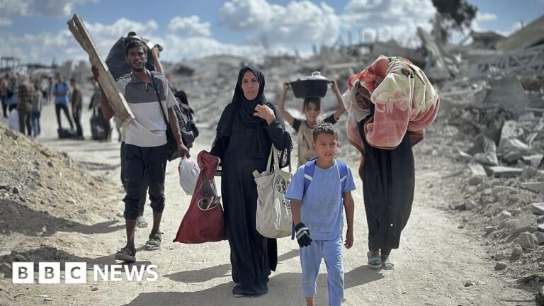 Ceasefire comes into force as Israel’s military pulls out of parts of Gaza