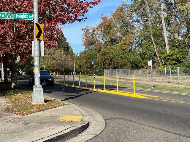 West Seattle Blog… | About Sylvan Way’s new raised-curb median