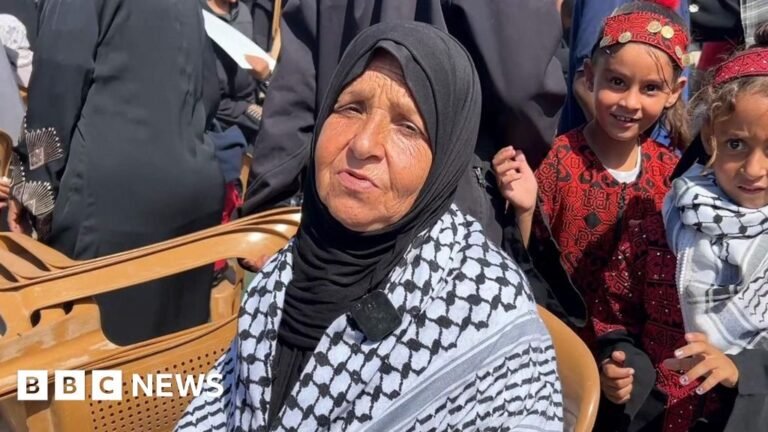 ‘Indescribable happiness’ as detainees return to Gaza