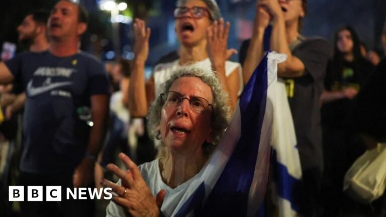 Israelis praise Trump at rally ahead of hostage release by Hamas in Gaza