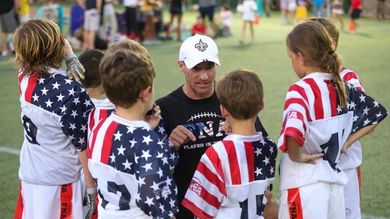 Drew Brees expands flag football league nationwide with partnership