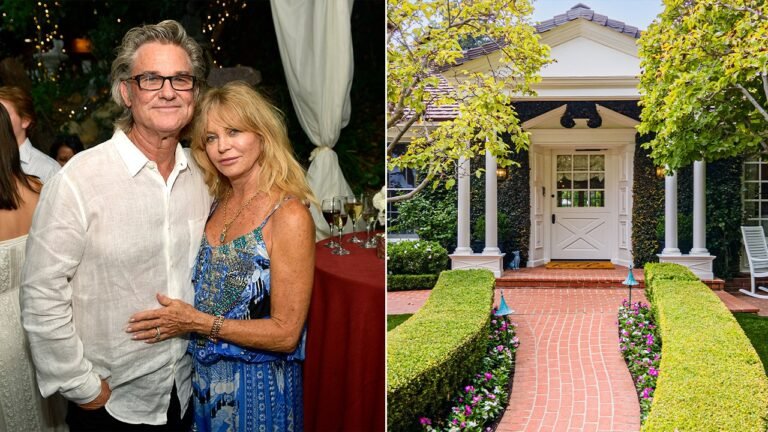 Kurt Russell and Goldie Hawn’s former LA home lists for $13.4 million