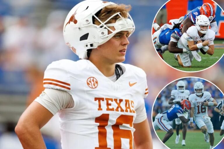 Arch Manning’s struggles continue as Texas drops tight game to Florida