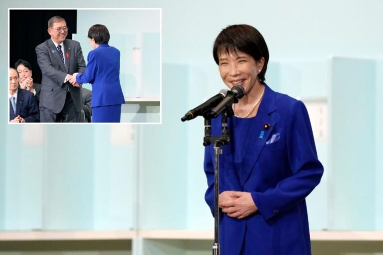 Japan Sanae Takaichi elected leader of Liberal Democratic Party on course to be first female prime minister
