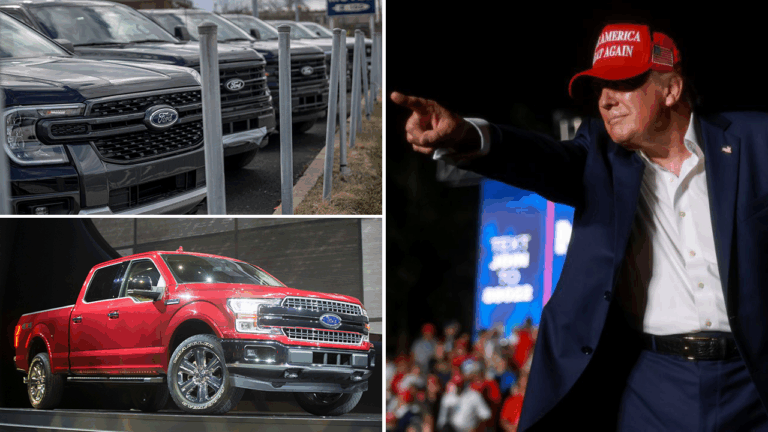Trump calls Ford F-150 a ‘hot truck’ after Japan PM’s reported purchase plans