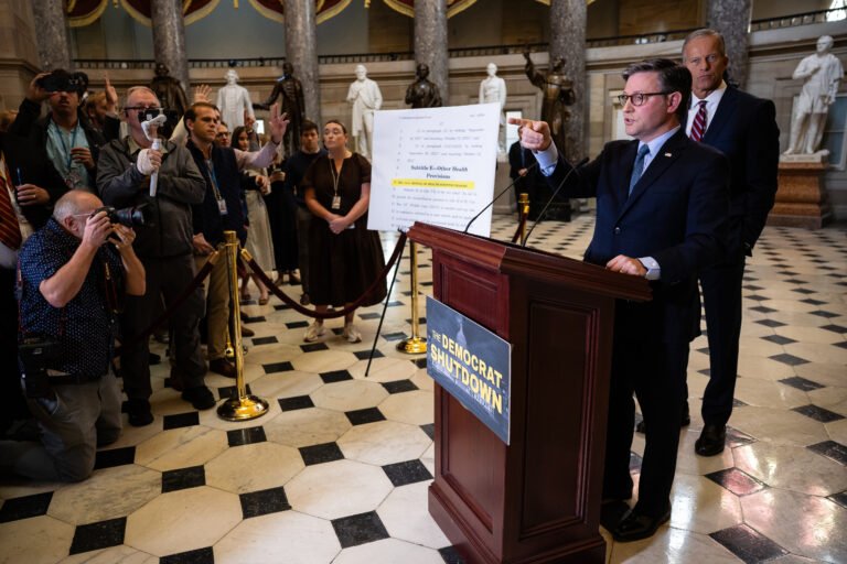 Shutdown threatens to drag on for days as positions harden